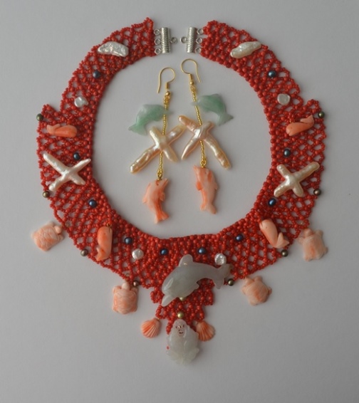 Coral and Jade