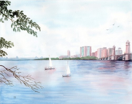 Boats on the Charles