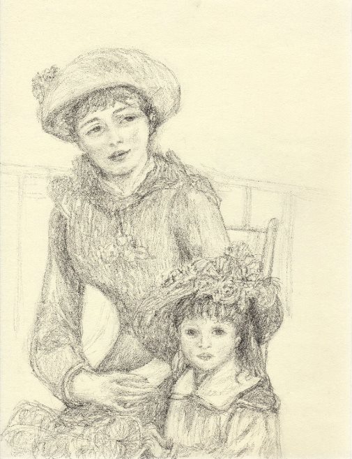 Renoir Girls with Book