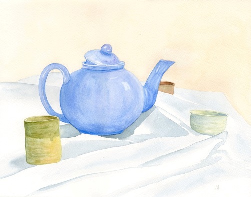 Blue Tea Pot
